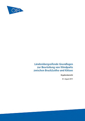 Titelbild Länderübergreifende Grundlagen zur Beurteilung von Windparks