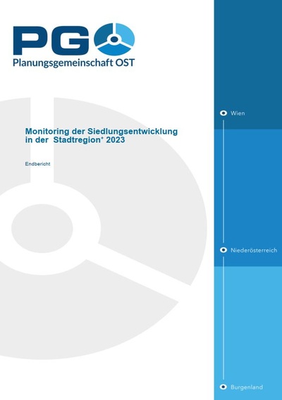 Titelbild Monitoring der Siedlungsentwicklung in der Stadtregion+ 2023