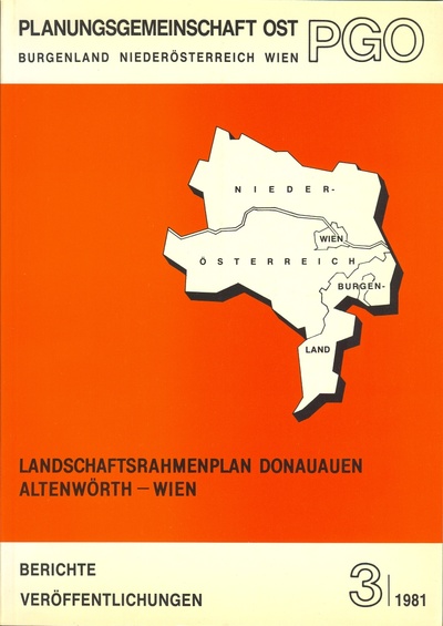 Titelbild Landschaftsrahmenplan Donauauen, Altenwörth - Wien